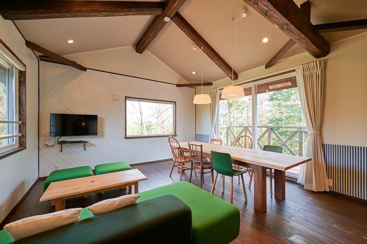 温泉、屋根付きバーベキューテラス 6号棟セジュール